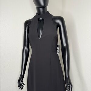 Express Black Backless Dress